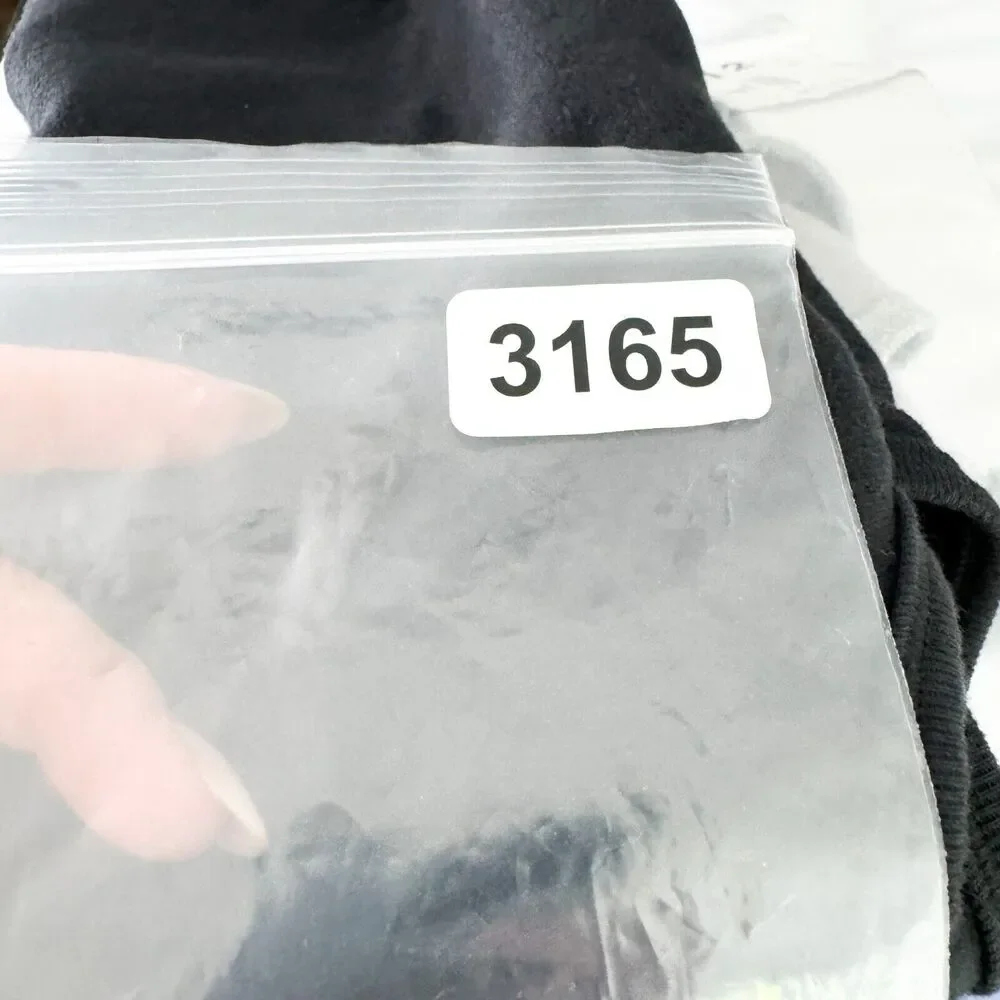 SKIMS Pointelle Logo Cami Top Womens Summer Lounge Comfy Cropped Black Sz 3X NWT - Picture 9 of 9